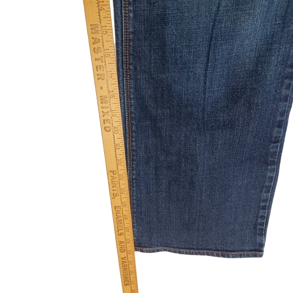 LEVI'S Perfect Waist Bootcut 525 Blue Jeans 14 - Picture 7 of 7